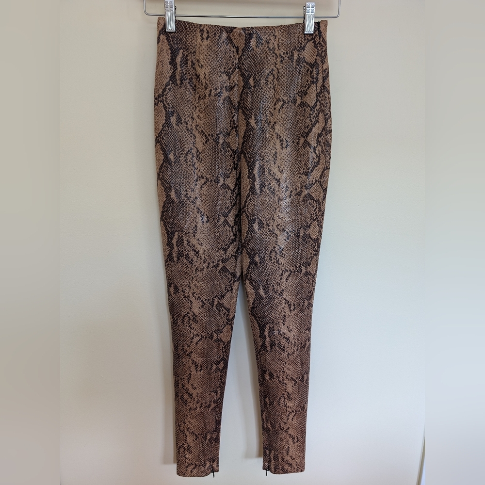 Zara Snakeskin Pants XS